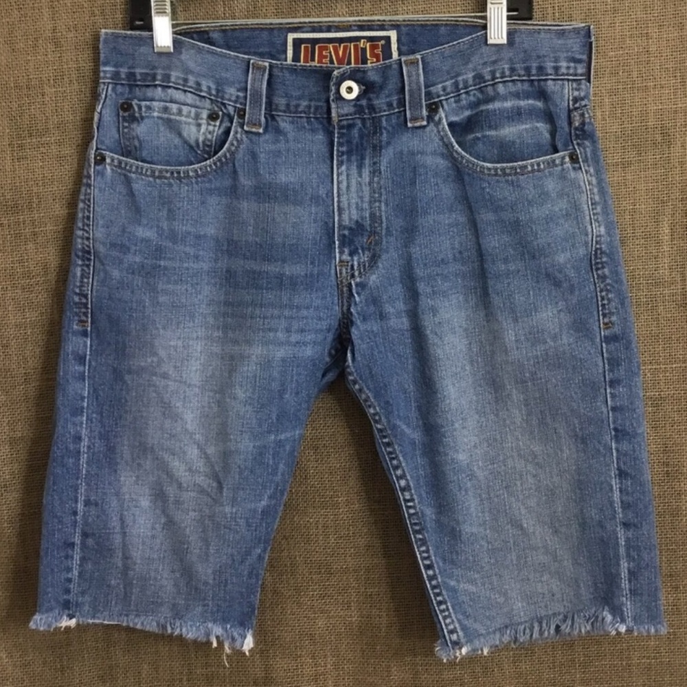 Levi's 511 Skinny Cut-Off Bermuda Shorts SZ 33